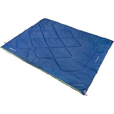 Schlafsack High-Peak mit Reißverschluss, blau dunkel
