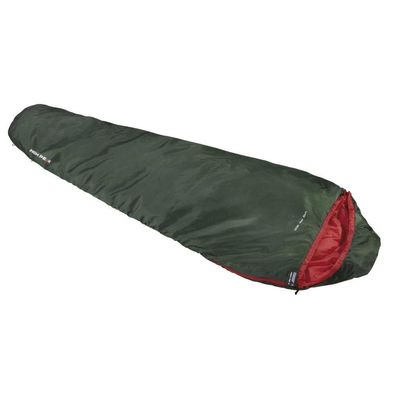 Schlafsack High Peak Lite Pak 1200 ultraleicht grén-rot