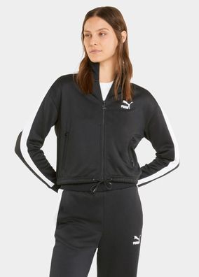 Sweatshirt Puma T7 Crop Track Jacket Schwarz