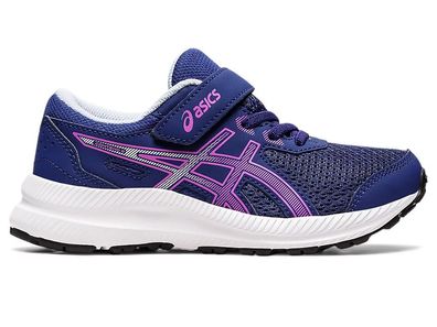 Sportschuhe Asics Contend 8 PS Velcro Kinder Unisex Blau/Rosa