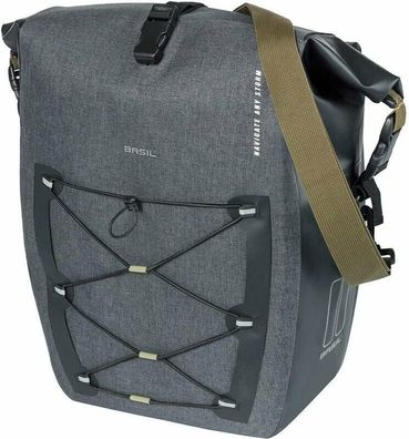 Fahrradtasche Basil Navigator Storm MIK Side schwarz