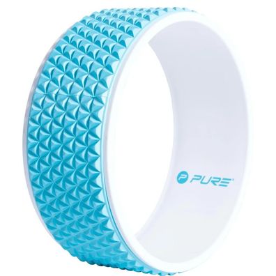 Yoga-Rad Pure2Improve 34 cm Blau-Weiß