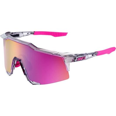 Sportbrille 100 Speedcraft XS transparent und violett