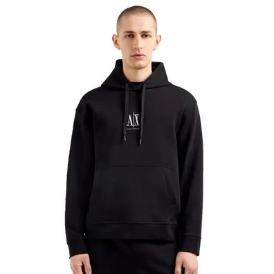 Hoodie Armani Heritage AX Schwarz