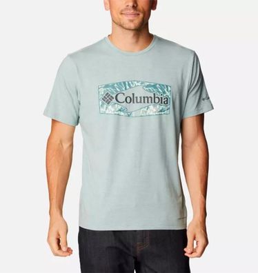 T-Shirt Columbia Sun Trek Kurzarm, Rundhals, Grau