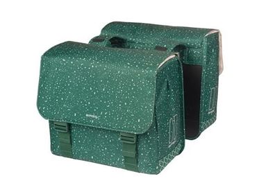 Doppel-Fahrradtasche Basil Flair, 35 Liter, grén