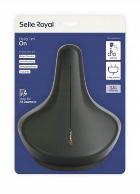 Fahrradsattel Selle Royal On Open Relaxed schwarz