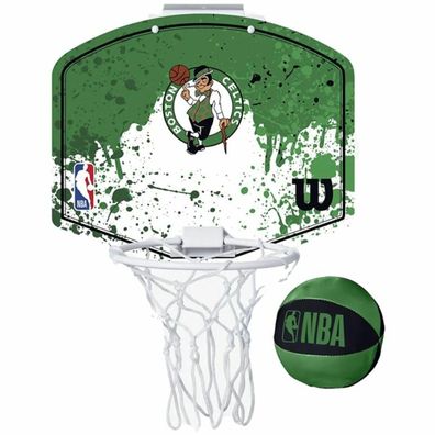 Mini Basketballkorb Wilson NBA Boston Celtics Grén Weiß
