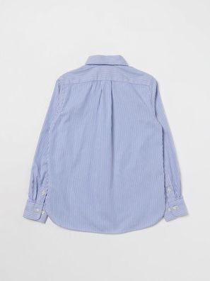 Slim Fit Hemd Ralph Lauren aus Baumwolle, hellblau