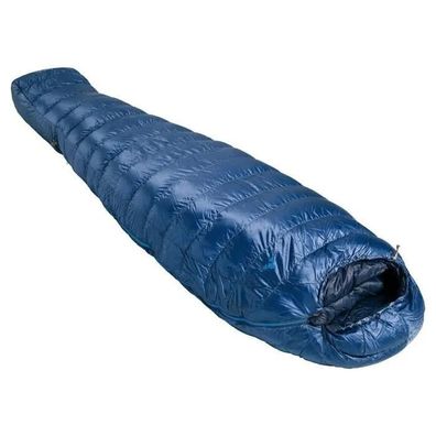 Schlafsack Gruezi-Bag Rotstein 450 DWN, blau, Mumienform, 3 Jahreszeiten