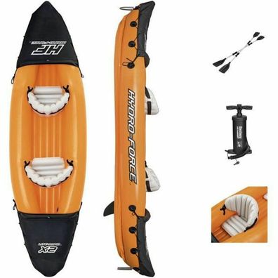 Aufblasbares Kajak Bestway Hydro-Force Lite-Rapid x2 Orange und Schwarz