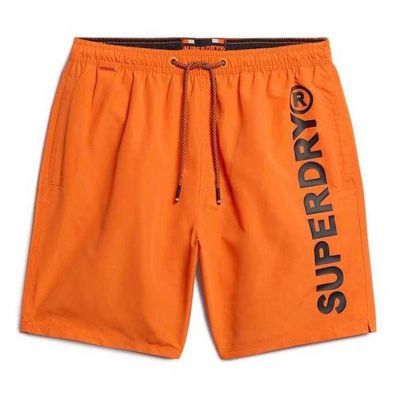 Badehose Superdry Sport Graphic Orange Denver