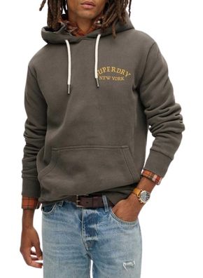 Hoodie Superdry Tattoo Back Schwarz Vintage