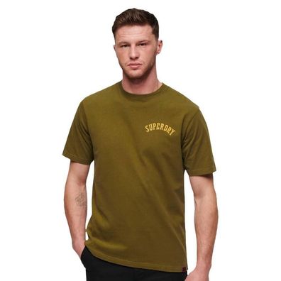 T-Shirt Superdry Tattoo Graphic Loose Kurzarm Herren Grén