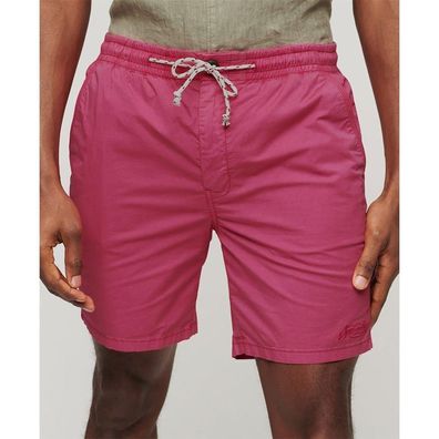Shorts Superdry Walk fér Herren, rosa, bequeme Passform