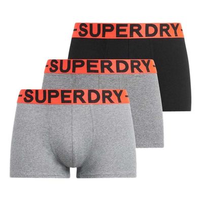 Boxers Superdry Klassischer Schnitt Schwarz