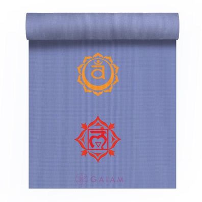 Yoga-Matte Gaiam Chakra 4 mm rutschfest
