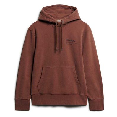 Sweatshirt Superdry mit Kapuze in Muskatnuss