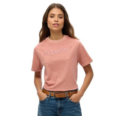 T-Shirt Superdry Core Logo Boxy Loose Ros
