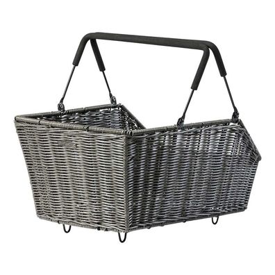 Fahrradzubehör Basil Cento Rattan Look MIK Korb, braun