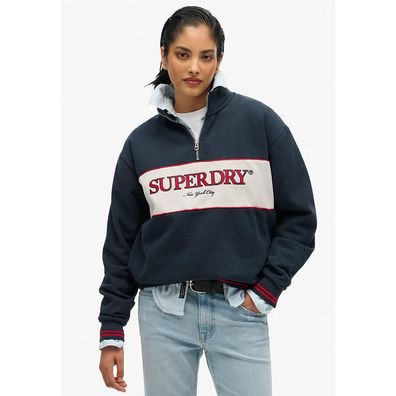 Sweatshirt Superdry Country Club Loose Half Zip