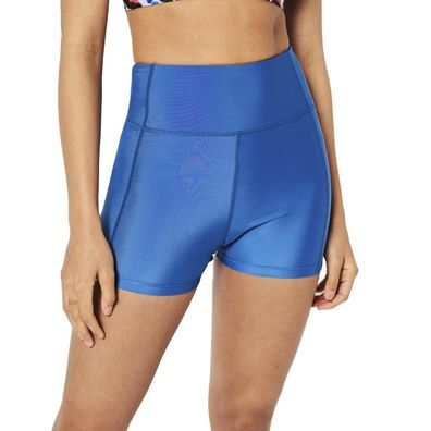Shorts Superdry Damen Fitness Blau Enganliegend