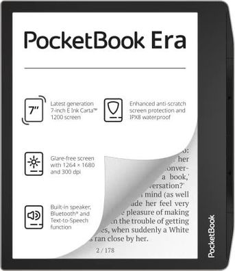E-Book-Reader Poc PocketBook 700 Era Silber 7 Zoll