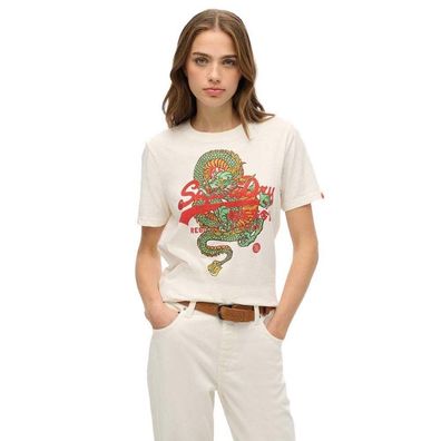 T-Shirt Superdry Vl Tokyo Relaxed Beige