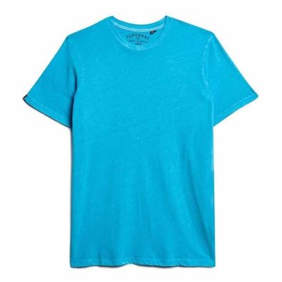 T-Shirt Superdry Classic Essential Blau Atomisch Verwaschen