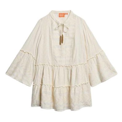 Kleid Superdry Ibiza Langarm Kurz