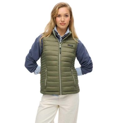 Weste Superdry Fuji Lite Padded Vest Grén Damen