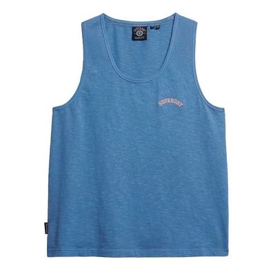 Dbardeur Superdry Essential Logo Garment Dye Vest Blau