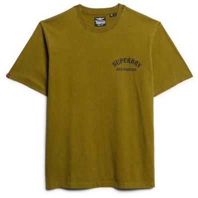 T-Shirt Superdry Neo Trad Tattoo locker grén