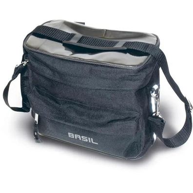 Lenkertasche Basil Mali 8 Liter, schwarz