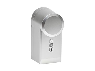Intelligentes Térschloss eq3 HmIP-DLD-S, silber
