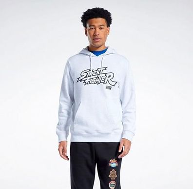 Sweatshirt Reebok Sf Graphic Hoodie Weiß Meliert