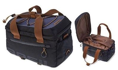 Fahrradtasche Basil Miles Topcase 7 Liter, wasserdicht, schwarz
