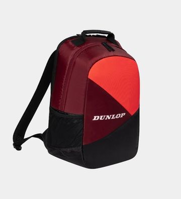 Tennissport Rucksack Dunlop CX Club Schwarz-Rot