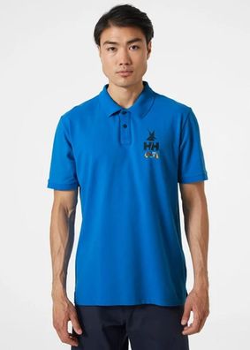 Polo Helly Hansen Koster aus Bio-Baumwolle, blau elektrisch