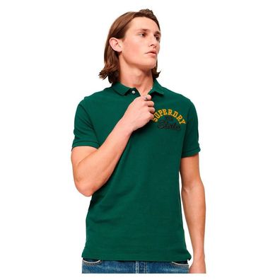 Polo Superdry Vintage Superstate kurzärmelig grén