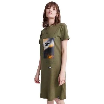 Kleid Superdry Desert Graphic Kurz Grén