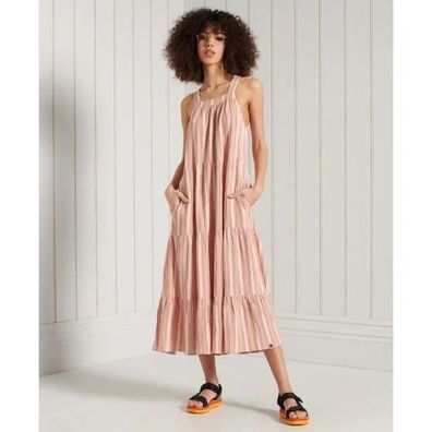 Kleid Superdry W8010781A-2U6 ßrmellos Bestickt