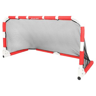 Faltbares Fußballtor Pure2Improve 120x60x60 cm Rot-Weiß