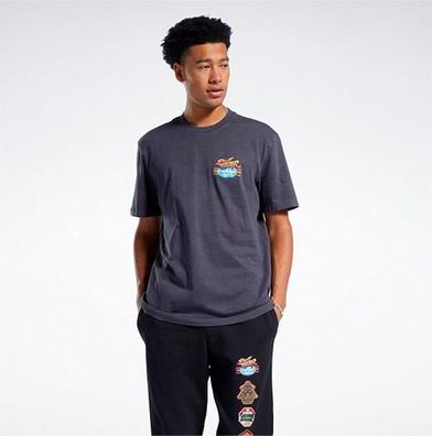 T-Shirt Reebok mit Street Fighter Grafik, schwarz
