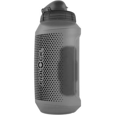 Fahrrad Trinkflasche Fidlock Twist 750 ml Transparent mit Rauchschwarz
