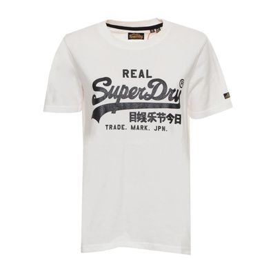 T-Shirt Superdry Vintage Logo Weißer Farbton