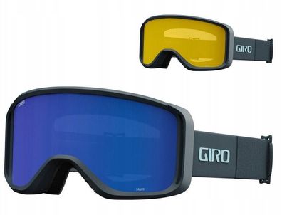 Skibrille Giro SAGEN DARK SHARK THIRDS Grau