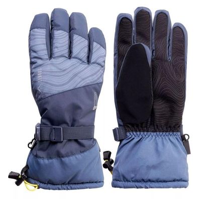 Skihandschuhe Elbrus Maiko wasserabweisend blau