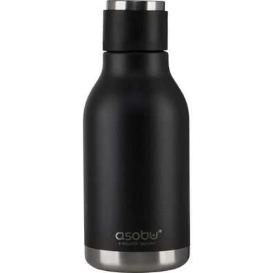Isolierflasche asobu 0,473 L schwarz