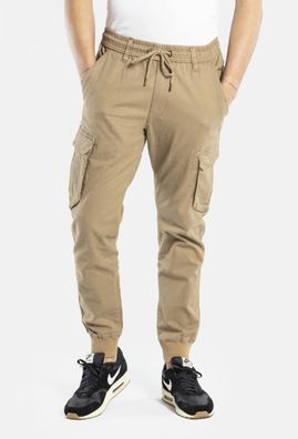 Hose Reell Reflex Rib Cargo Dunkelsand